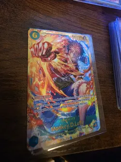 Monkey.D.Luffy (118) OP13-118 Secret Rare Carrying On His Will One Piece NM - Image 2