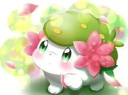 Pokemon anime pok mon shaymin wallpaper fanart Pad Gaming Mat Desk - Image 1