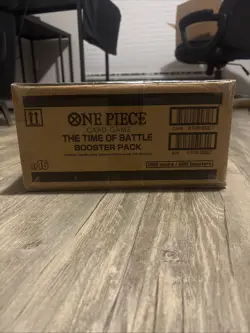 One Piece OP-16 The Time of Battle 12 BOOSTER Box CASE Sealed IN HAND! - Image 3