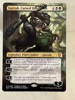 Mtg BLB Bloomburrow— Garruk, Cursed Huntsman— NM - Image 1
