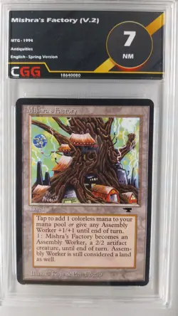 Mishra's Factory (V.2) CGG 7 NM MTG ANTIQUITIES 18640080 - Image 1