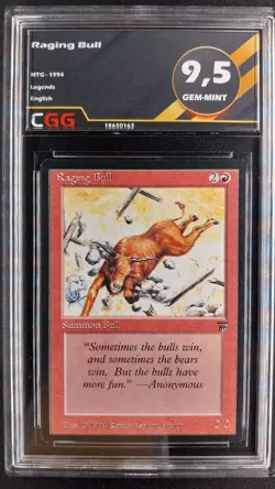 Raging Bull CGG 9,5 GEM-MINT MTG Legends 18650163 - Image 1