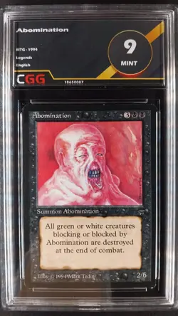 Abomination CGG 9 MINT MTG Legends 18650087 - Image 1