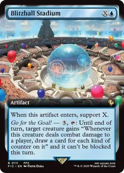 Blitzball Stadium EXTENDED - 0111 - Rare - Final Fantasy FIC MTG - Image 1