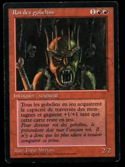MRM FR/VF Roi des gobelins - Goblin King Good MTG magic FBB - Image 1