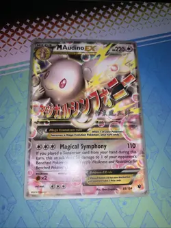 M Audino EX 85/124 Ultra Rare World Championship Decks Pokemon Light Played - Image 1