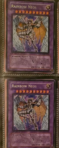 Yu-Gi-Oh Rainbow Neos Secret Rare 1st Edition Excellently Cared for - Image 2
