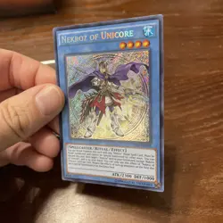 Yugioh Nekroz Of Unicore THSF-EN016 Secret Rare NM - Image 3