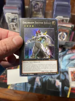 Evilswarm Exciton Knight (Silver) Ultra Rare BLC1-EN05 NM 1st Ed Yu-Gi-Oh! - Image 5