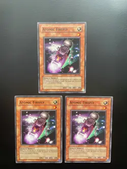 Yugioh Atomic Firefly AST-024 Unlimited Edition Common HP X3 - Image 1