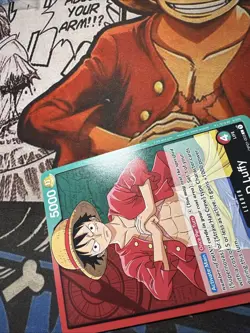 Pre-Errata Monkey.D.Luffy (003) OP01-003 One Piece Demo Deck Card Leader - Image 3