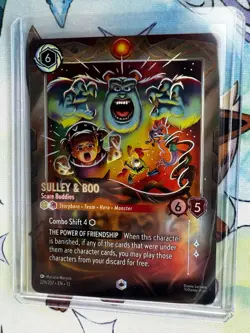 Disney Lorcana Attack Of The Vine Sulley & Boo Enchanted 229/207 Pack Fresh NM - Image 2