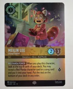 Meilin Lee - Losing Control 210/204 Epic Holo Attack of the Vine! Disney Lorcana - Image 1