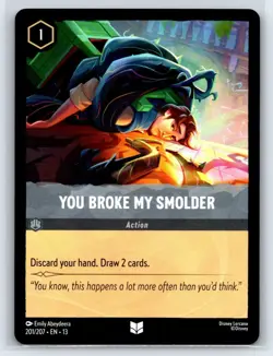 #201 You Broke My Smolder - Uncommon 2026 Disney Lorcana Attack of the Vine - Image 1