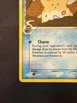 Pokemon TCG Togepi 41/101 EX Dragon Frontiers Regular Uncommon Non Holo - NM - Image 2