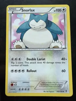 Snorlax 109/149 Uncommon Boundaries Crossed Pokemon (NM) - Image 1