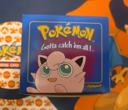 Pokemon 1999 Burger King 23k Gold Plated Trading Card Jigglypuff Blue Box New - Image 3