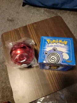 1999 Burger King Pokemon 23K Gold Plated Card Poliwhirl #61 Sealed Ball COA - Image 3