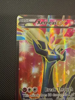 Pokemon TCG Xerneas EX 146/146 XY Base Ultra Rare Holo Foil Card Full Art - Image 2