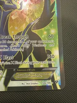 Pokemon TCG Xerneas EX 146/146 XY Base Ultra Rare Holo Foil Card Full Art - Image 5