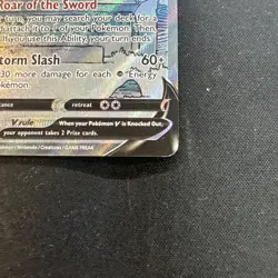 Pokemon TCG Zacian v GG48/GG70 Crown Zenith Holo Ultra Rare Card NM Condition - Image 5