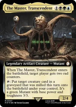 The Master, Transcendent (Extended Art) (Surge Foil) -Foil Near Mint MTG - Image 1