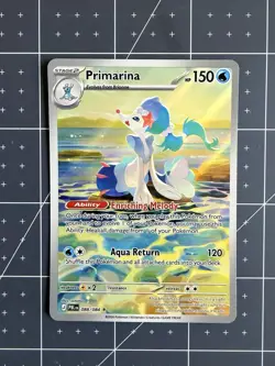 Primarina 088/084 Pitch Black Illustration Rare Pokemon Card NM - Image 1