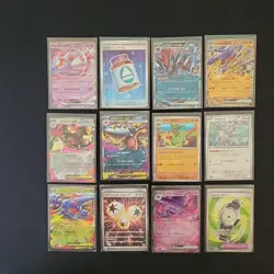 Pokemon TCG Japanese 12-Card Foil Lot Full Art incl Latias ex - Image 1