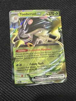 Toedscruel ex - 022/197 - Double Rare - Obsidian Flames - Pokemon Card - NM/M - Image 1