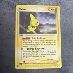 Pokemon Pichu TCG Regular Rare Card 20/100 EX Sandstorm NM Near Mint - Image 1