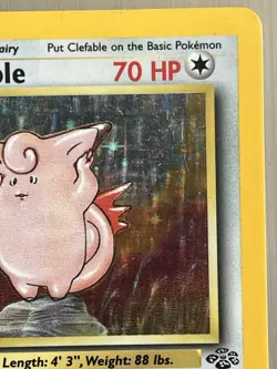Clefable 1/64 Jungle Set Rare Holo Vintage Pokemon TCG Card LP - Image 2
