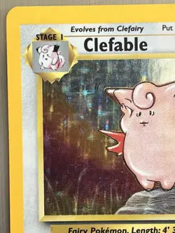 Clefable 1/64 Jungle Set Rare Holo Vintage Pokemon TCG Card LP - Image 3