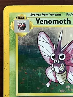 Venomoth 13/64 Jungle Set Rare Holo Vintage Pokemon TCG Card HP - Image 2