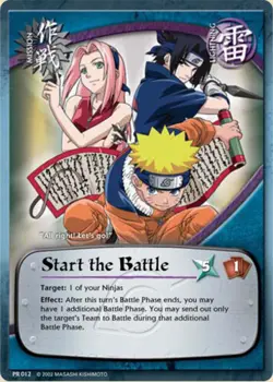 Start the Battle - PR-012 - Common - 1st Edition Promo Cards NM/LP - Naruto - Image 1
