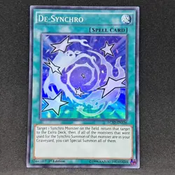 De-Synchro LC5D-EN136 1st Edition Super Rare NM Near Mint Yu-Gi-Oh! Card - Image 3