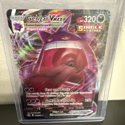 Pokemon TCG Fusion Strike Gengar VMAX Ultra Rare Holo Card 157/264 - Image 1