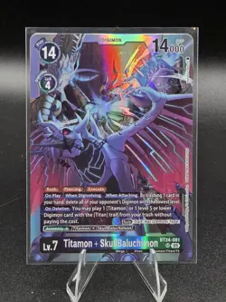 BT24-081 Titamon + SkullBaluchimon Time Stranger Digimon Card Game - Image 1