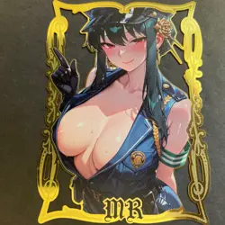 Goddess Story Gold METAL Card - Serial Number #/200! Yor Spy X Girl Anime - Image 2