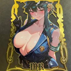 Goddess Story Gold METAL Card - Serial Number #/200! Yor Spy X Girl Anime - Image 4