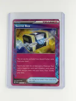 2024 Pokemon TCG Holo Ultra Rare Secret Box Trainer Card - Image 1