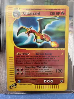 Charizard 006/165 Expedition Base Set Reverse Holo e-Reader Pokemon Card - Image 1
