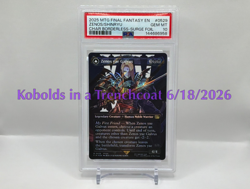 Final Fantasy MTG Zenos Yae Galvus/Shinryu Borderless Surge Foil #529 PSA 10 - Image 1