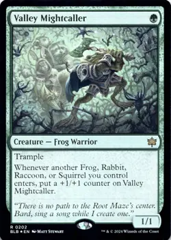 Valley Mightcaller (Foil) Bloomburrow - Magic MTG NM - Image 1