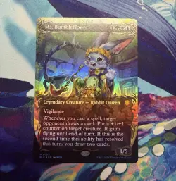 Magic: The Gathering - Ms. Bumbleflower BLC 0103 Borderless Raised Foil English - Image 1