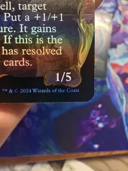 Magic: The Gathering - Ms. Bumbleflower BLC 0103 Borderless Raised Foil English - Image 5