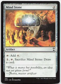 Mind Stone 102 Near Mint Commander: Kaldheim Common Magic: The Gathering - Image 1