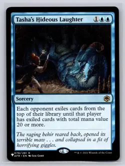 Tasha's Hideous Laughter 078/281 Rare The List Reprints Magic: The Gathering NM - Image 1