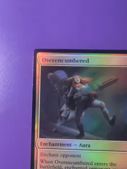 Mtg - Overencumbered - Foil - Free P+P - Image 3