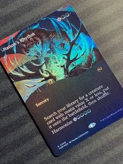 Nature’s Rhythm Borderless Foil R 0349 TDM MTG NM+ - Image 3