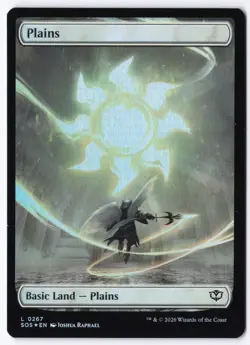 Plains (Full Art) 267 Foil Secrets of Strixhaven - Image 1
